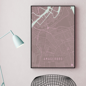 Amagerbro by plakat pastel