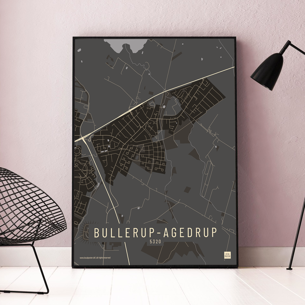 Bullerup Agedrup by plakat local poster