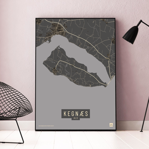 Kegnæs by plakat local poster