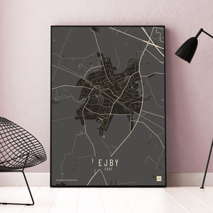 Ejby by plakat local poster