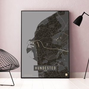 Hundested by plakat local poster
