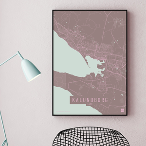 Kalundborg by plakat local poster