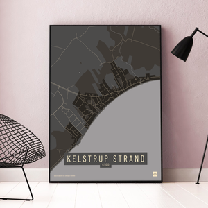 Kelstrup Strand by plakat local poster