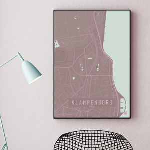 Klampenborg by plakat local poster