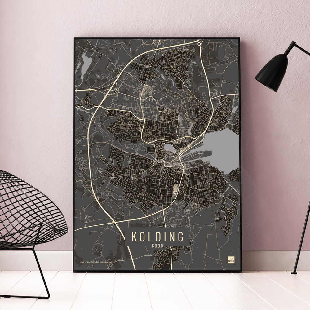 Kolding by plakat local poster