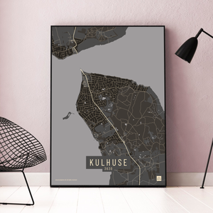 Kulhuse by plakat local poster