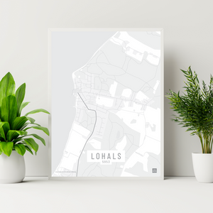 Lohals by plakat local poster
