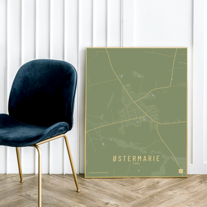 Østermarie by plakat local poster