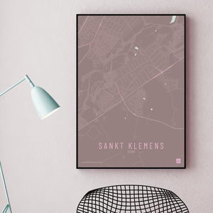 Sankt Klemens by plakat local poster