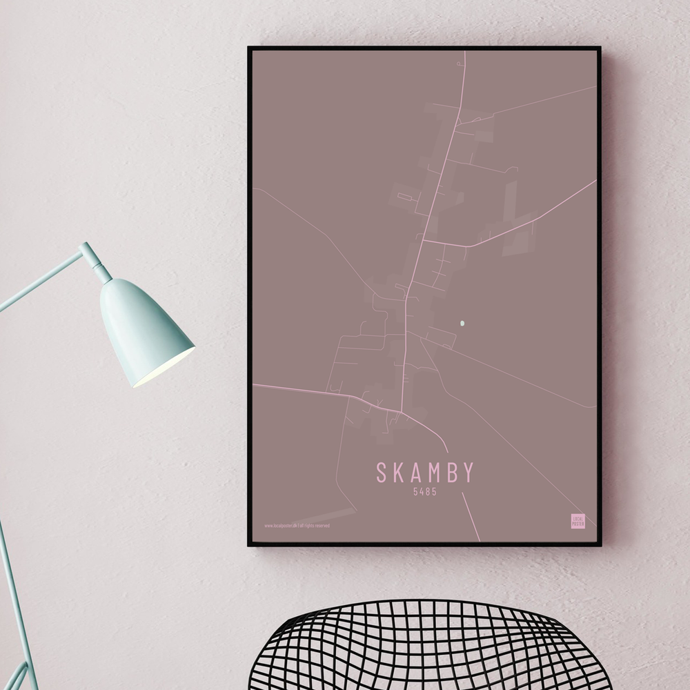 Skamby by plakat local poster