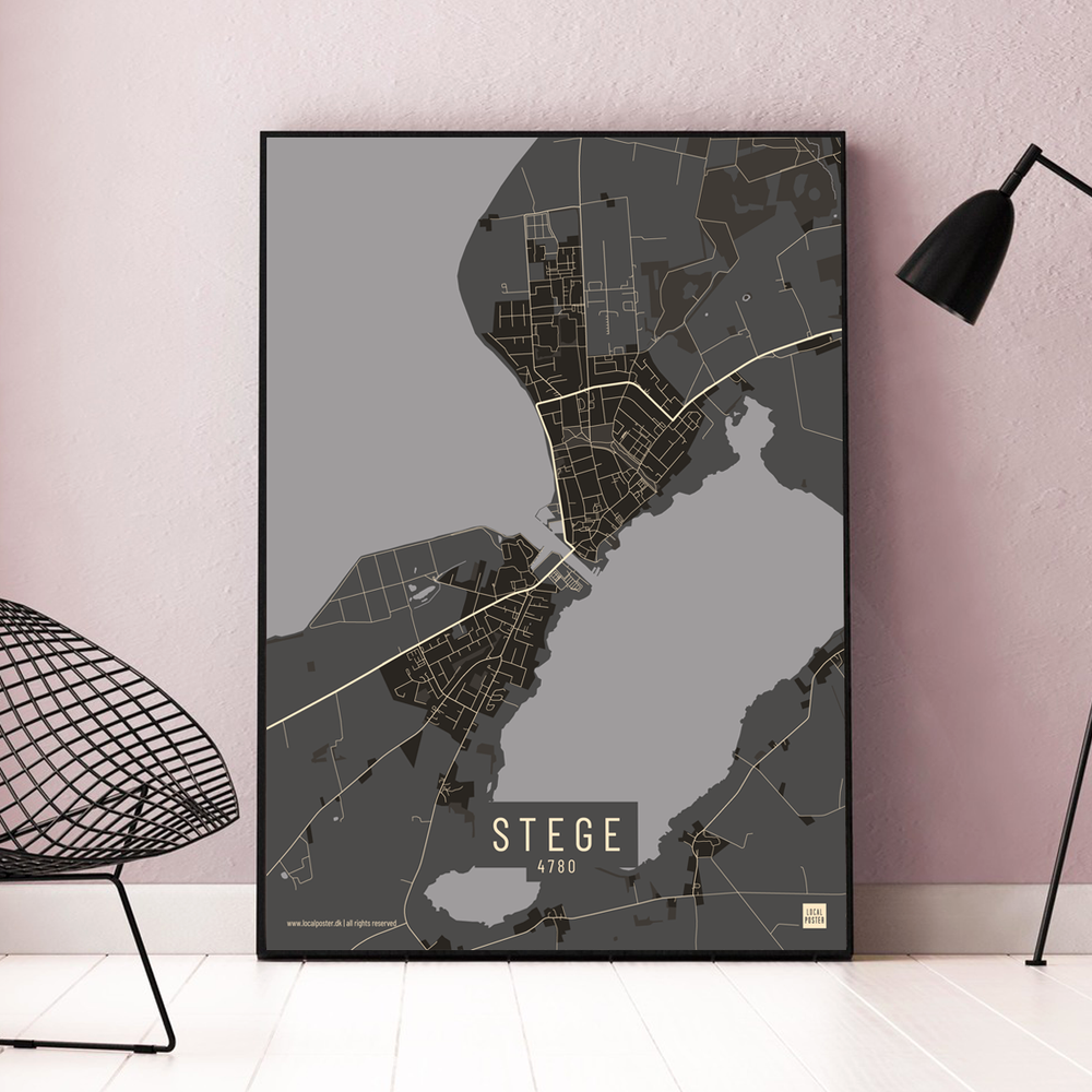 Stege by plakat local poster