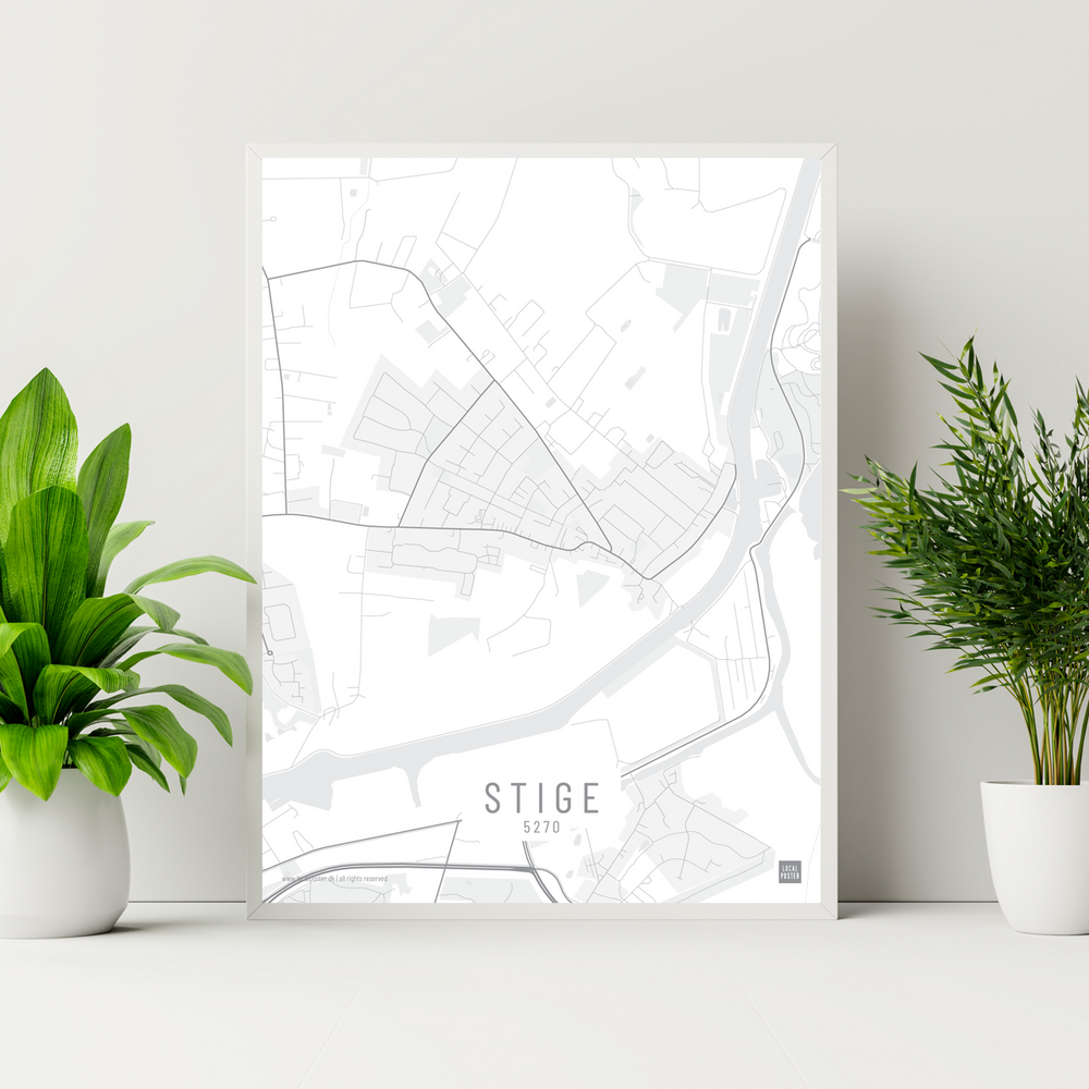 Stige by plakat local poster