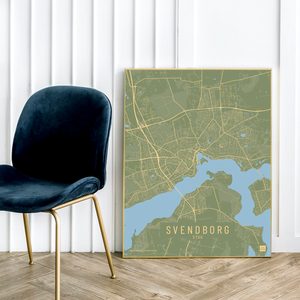 Svendborg by plakat local poster