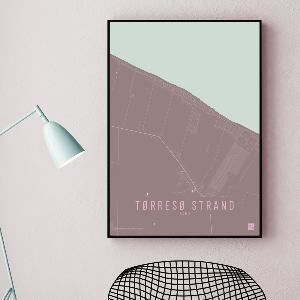 Tørresø Strand by plakat local poster