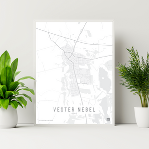 Vester Nebel by plakat local poster