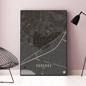 Vodskov by plakat local poster