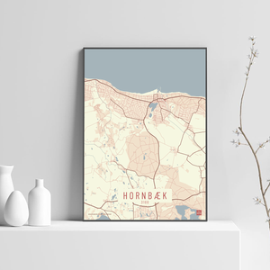 Hornbæk by plakat local poster